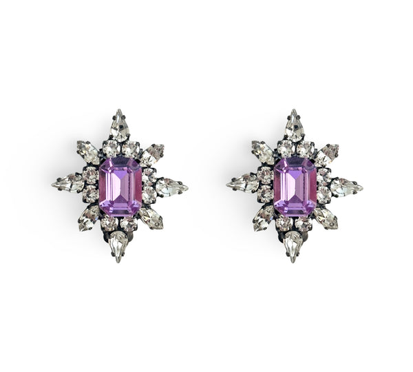 Dynasty Amara Violet Studs