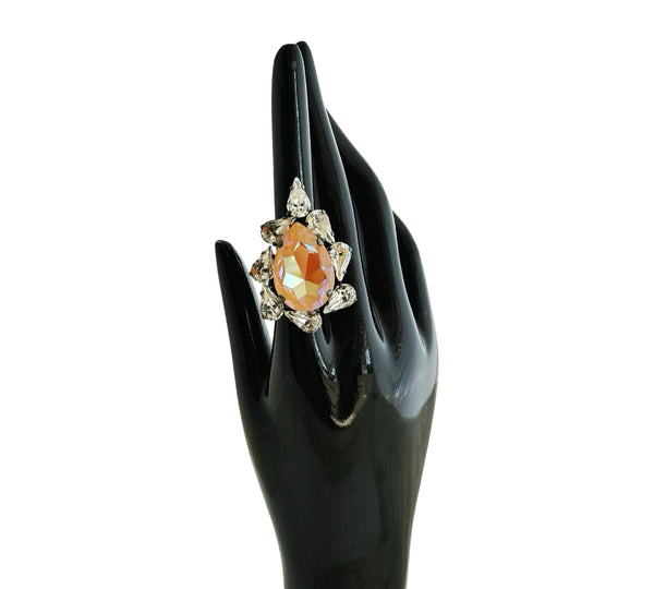 Dynasty Satine Peach Ring