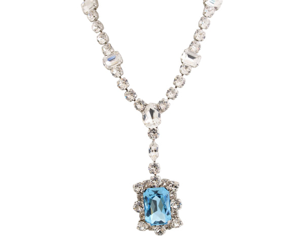 Dynasty Diana Aquamarine Pendant Necklace