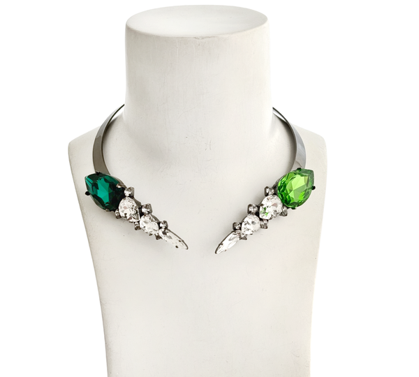 Dynasty Ava Emerald Peridot Opal Collar