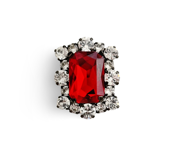 Dynasty Diana Ruby Crystal Ring