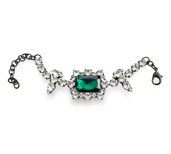 Dynasty Diana Emerald Crystal Bracelet