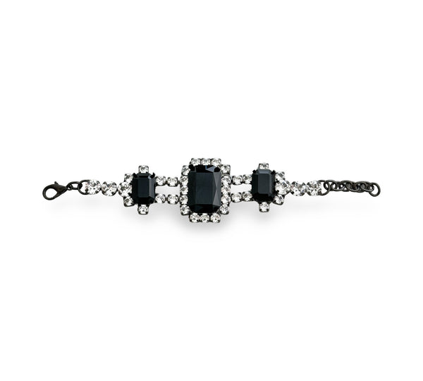 Dynasty Anne Jet Crystal Bracelet