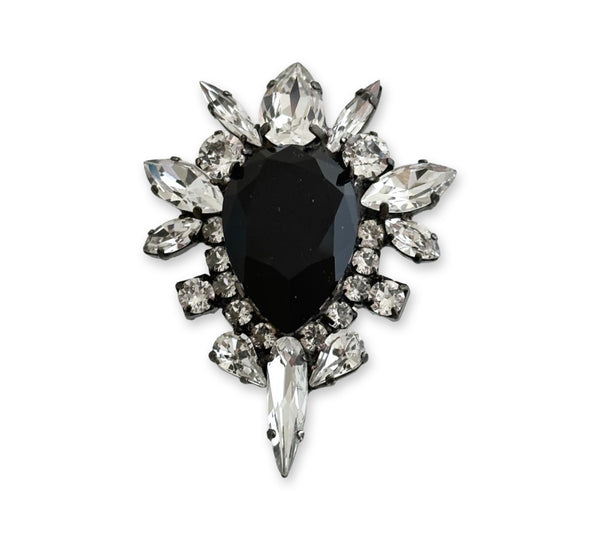 Dynasty Elizabeth Jet Crystal Ring