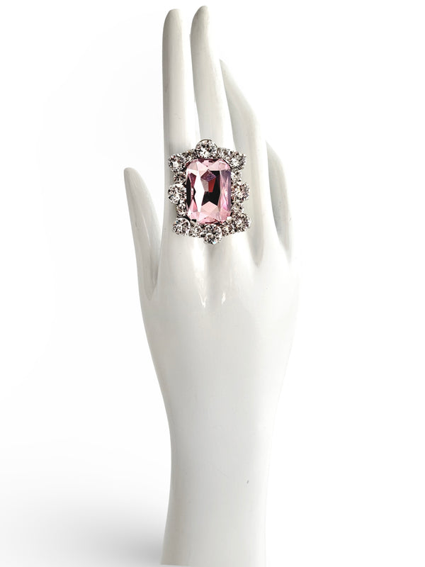 Dynasty Diana Pink Crystal Ring