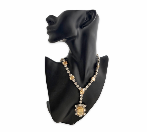 Dynasty Diana Champagne Pendant Necklace