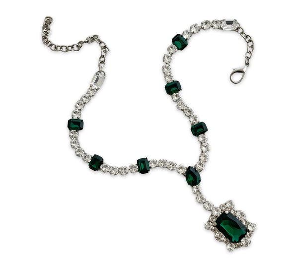 Dynasty Diana Emerald Pendant Necklace