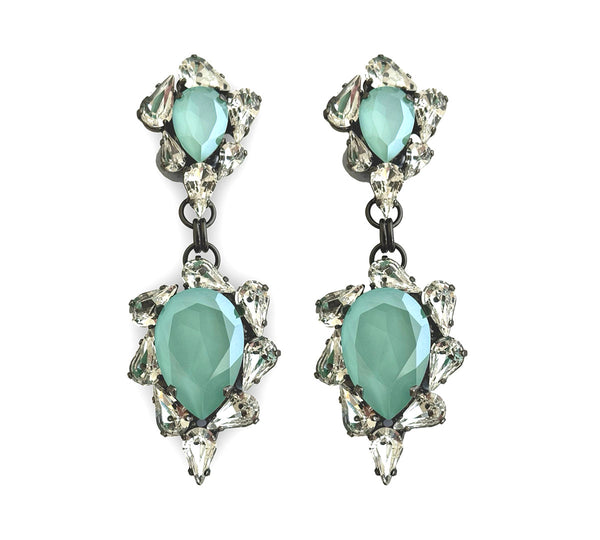 Dynasty Penelope Mint Drop Earrings