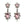 Load image into Gallery viewer, Dynasty Penelope Pink Drop Earrings
