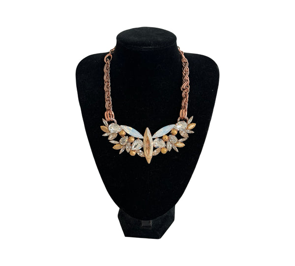 ROSE ANGEL WING NECKLACE - SAMPLE SALE