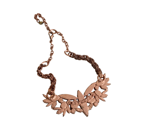 ROSE ANGEL WING NECKLACE - SAMPLE SALE