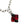 Load image into Gallery viewer, RUBY CRYSTAL PENDANT - SAMPLE SALE
