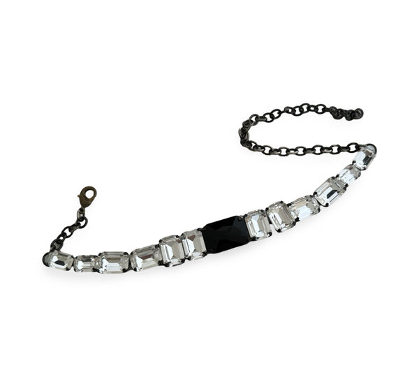 GUNMETAL SIOR CHOKER - SAMPLE SALE