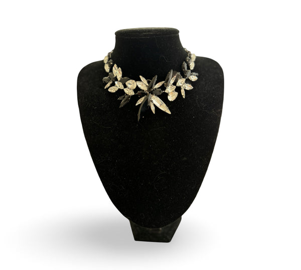 STARBURST CHOKER IN CRYSTAL NOIR - SAMPLE SALE