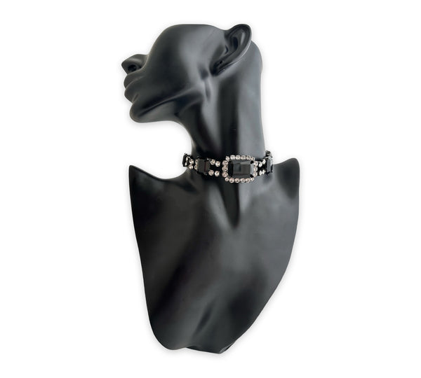 Dynasty Anne Jet Crystal Choker