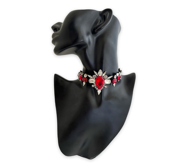 Dynasty Elizabeth Ruby Crystal Choker