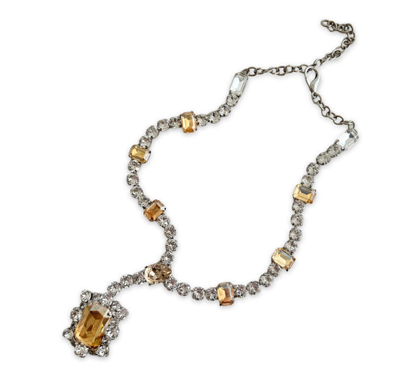 Dynasty Diana Champagne Pendant Necklace