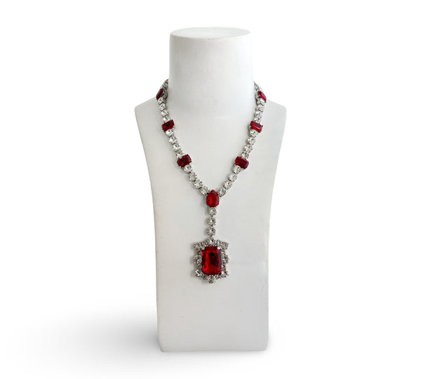 Dynasty Diana Ruby Pendant Necklace