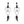 Load image into Gallery viewer, BLACK FEATHER DROP HOOPS - JSS
