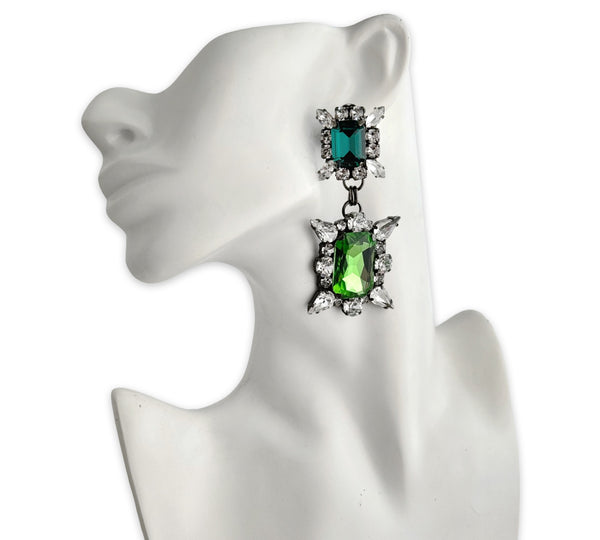 Dynasty Genevieve Peridot Emerald Earrings