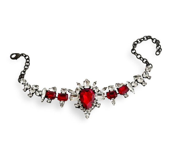 Dynasty Elizabeth Ruby Crystal Choker