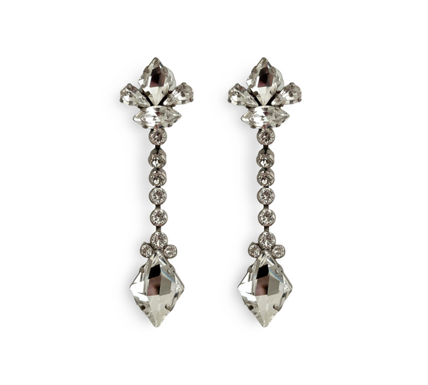 FLEUR DE LIS DROP EARRINGS - JSS