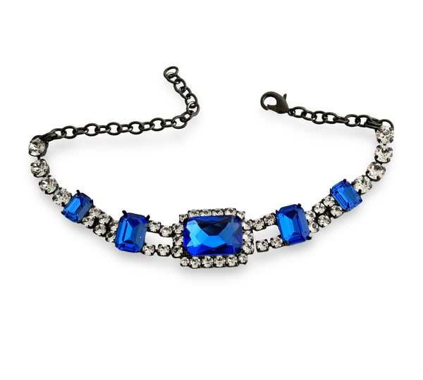 Dynasty Anne Sapphire Crystal Choker