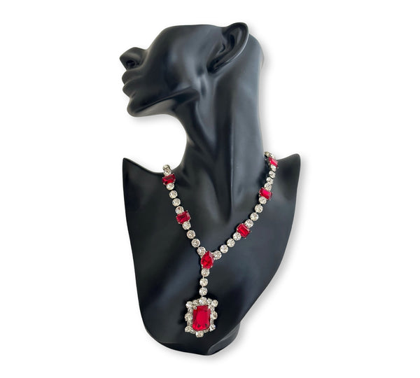 Dynasty Diana Ruby Pendant Necklace