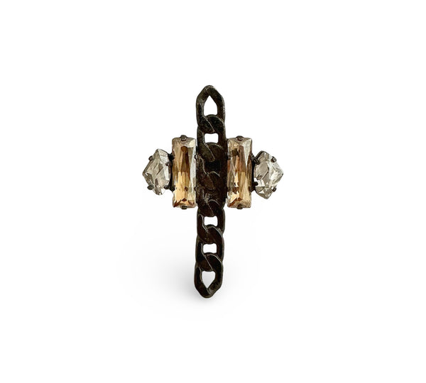 CHAIN CROSS RING - JSS