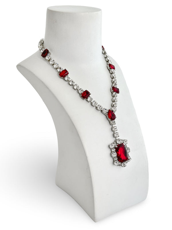 Dynasty Diana Ruby Pendant Necklace