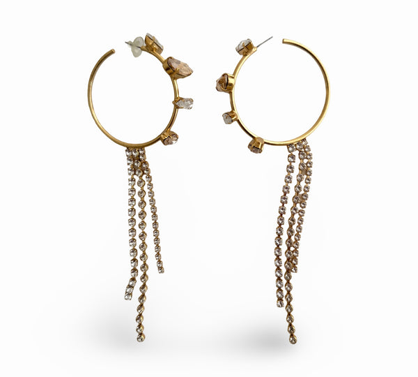 FRINGE HOOP EARRING - JSS