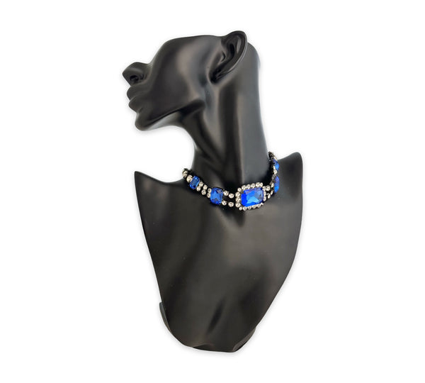 Dynasty Anne Sapphire Crystal Choker