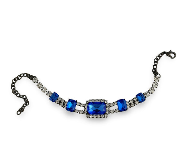 Dynasty Anne Sapphire Crystal Choker