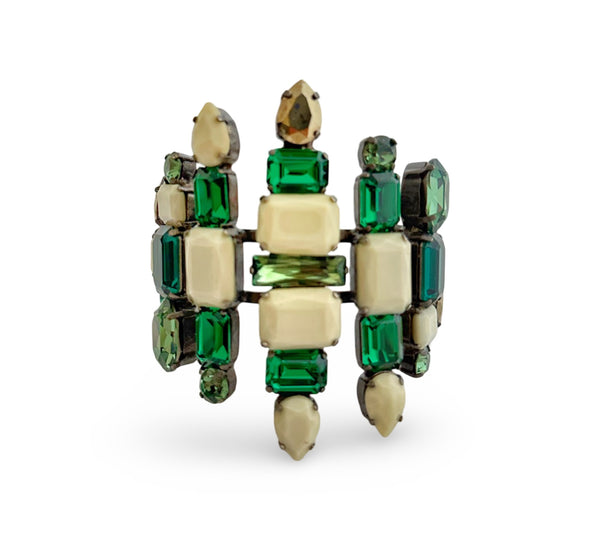 EMERALD & BONE GLADIATOR  CUFF - JSS