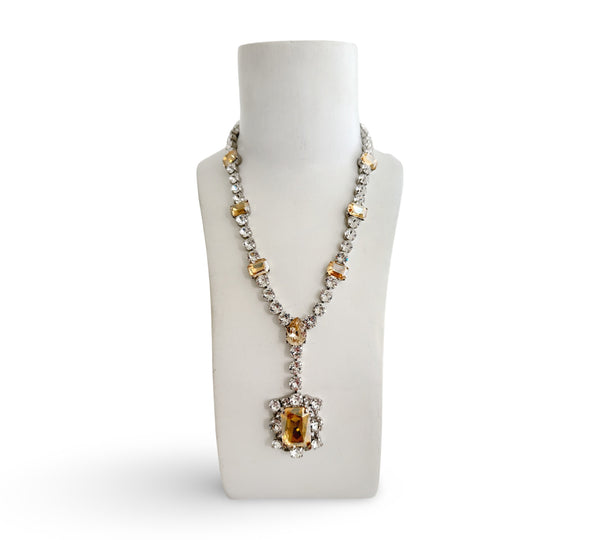 Dynasty Diana Champagne Pendant Necklace