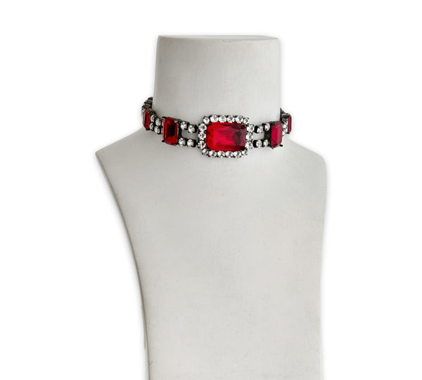 Dynasty Anne Ruby Crystal Choker