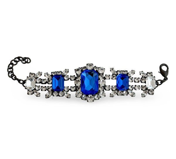 Dynasty Georgette Sapphire Crystal Bracelet