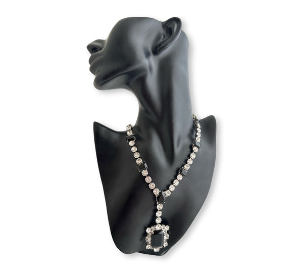 Dynasty Diana Jet Pendant Necklace