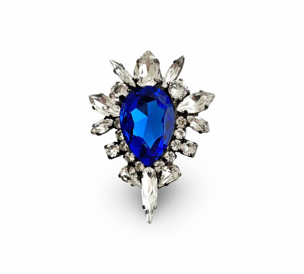 Dynasty Elizabeth Sapphire Crystal Ring