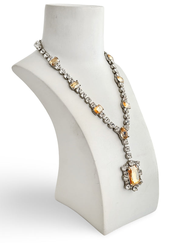 Dynasty Diana Champagne Pendant Necklace