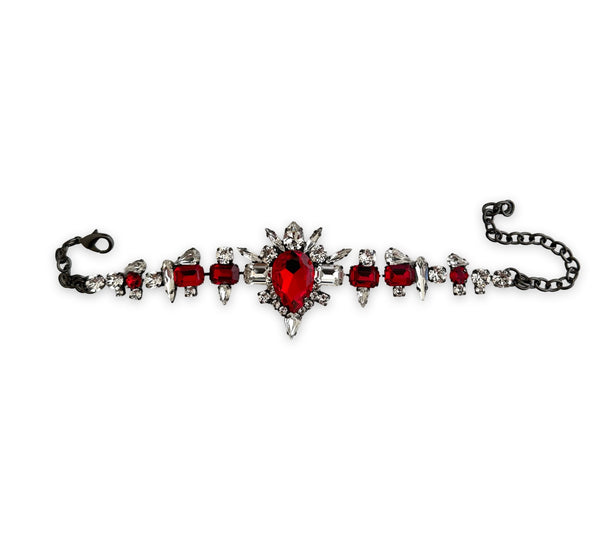 Dynasty Elizabeth Ruby Crystal Choker