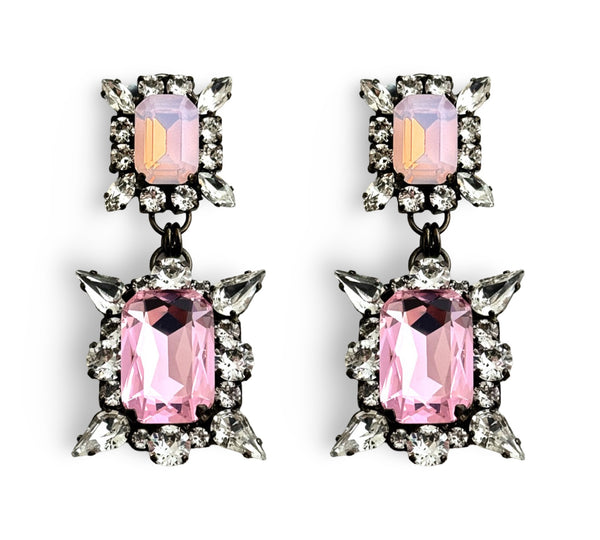 Dynasty Genevieve Pink Opal Earrings