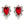 Load image into Gallery viewer, Dynasty Satine Ruby Crystal Studs
