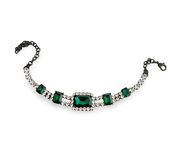 Dynasty Anne Emerald Crystal Choker