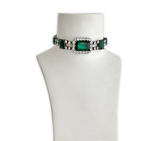 Dynasty Anne Emerald Crystal Choker