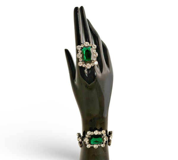 Dynasty Diana Emerald Crystal Bracelet