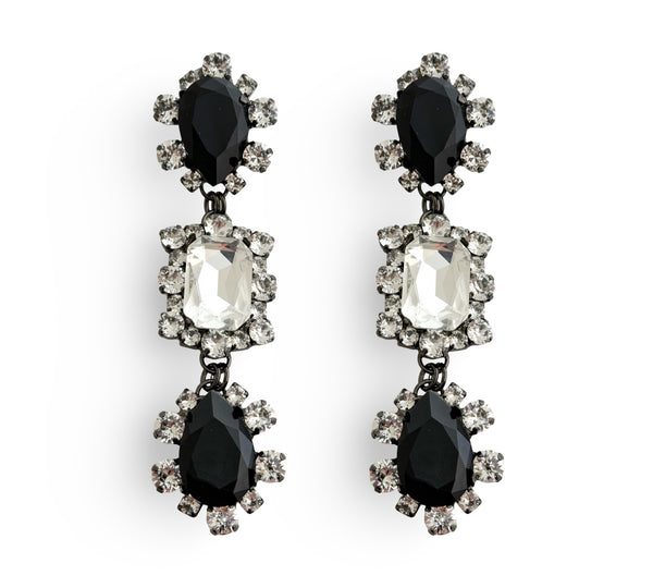 Dynasty Katherine Crystal Noir Earrings