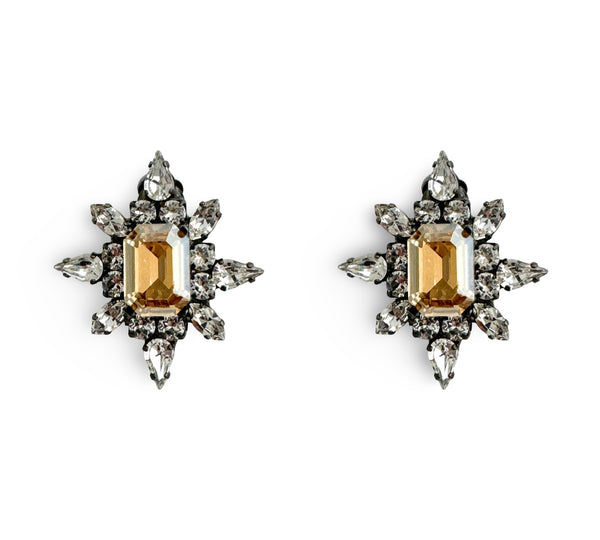 Dynasty Amara Champagne Studs