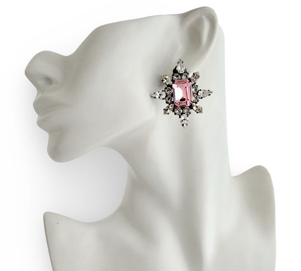 Dynasty Amara Pink Studs