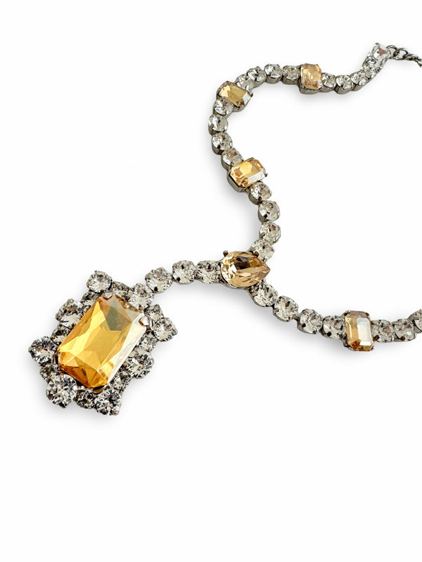 Dynasty Diana Champagne Pendant Necklace